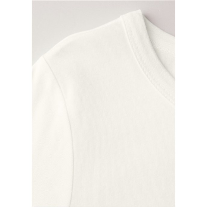 S Street One shirt SIMPLE print ecru